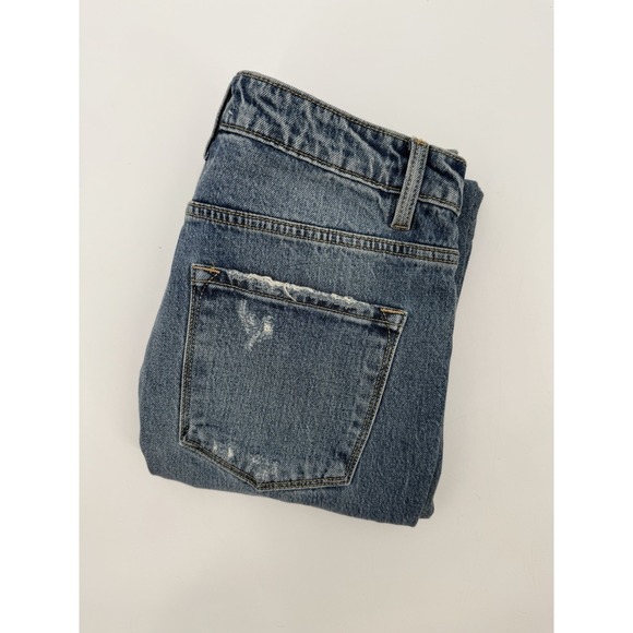 KanCan Denim - KanCan 90's Flare Jeans Distressed Womens‎ Size 28 Ultra High Rise Button Fly